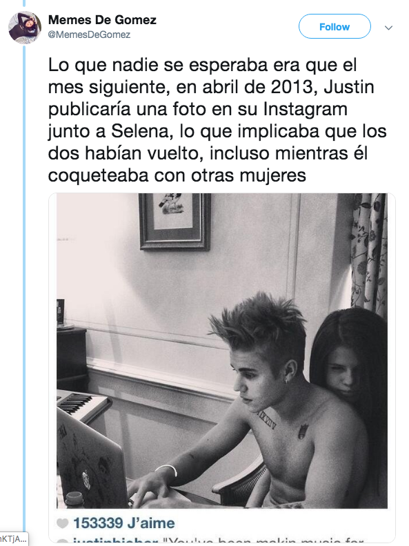 Revelan infidelidades de Justin Bieber a Selena Gomez