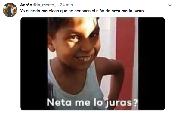 Memes Neta, me lo juras?