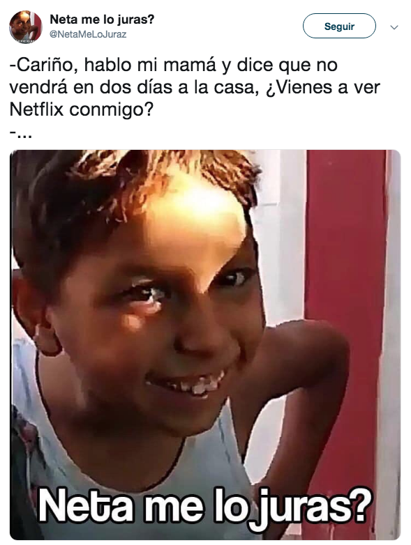 Memes Neta, me lo juras?