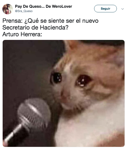 Memes Arturo Hernández secretario de hacienda