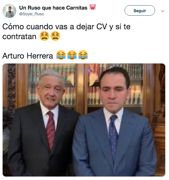 Memes Arturo Hernández secretario de hacienda