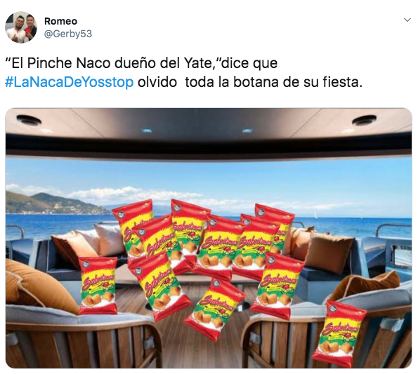 Memes de YosStop por el incidente en el yate