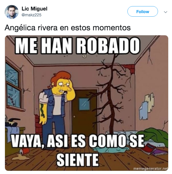Memes del robo a la casa de Angélica Rivera
