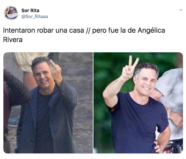 Memes del robo a la casa de Angélica Rivera