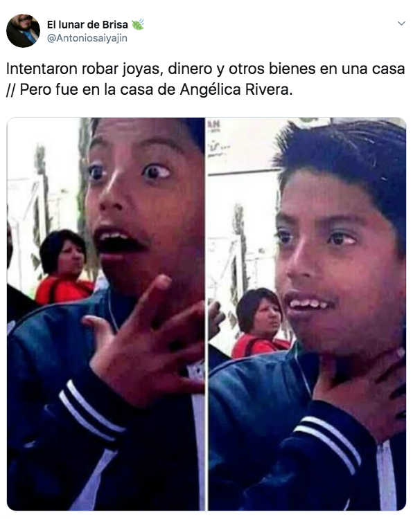 Memes del robo a la casa de Angélica Rivera