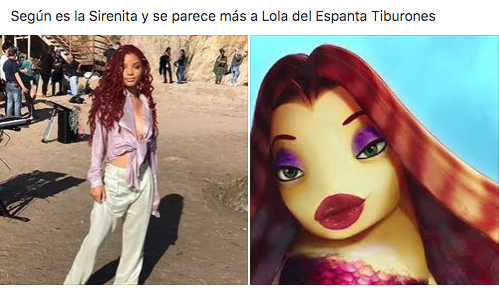 Memes de la nueva Sirenita