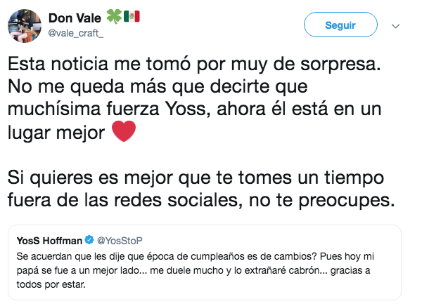 Muere el papá de YosStop y Debrayanshow