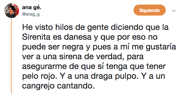 Discusión en redes por Sirenita negra de Halle Bailey