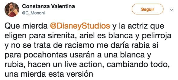 Discusión en redes por Sirenita negra de Halle Bailey