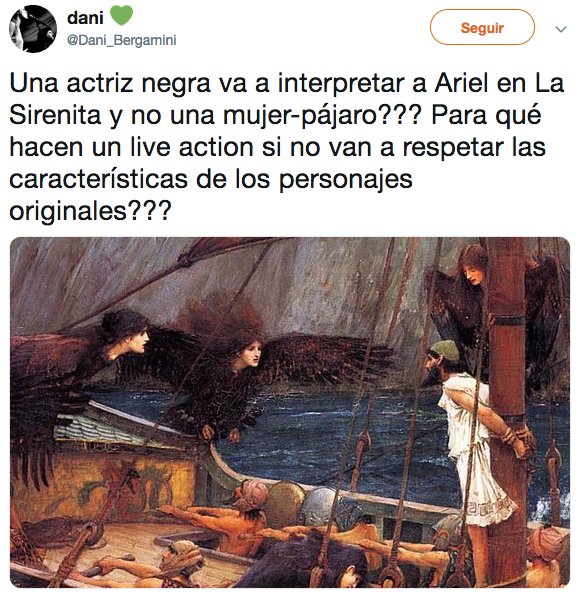 Discusión en redes por Sirenita negra de Halle Bailey