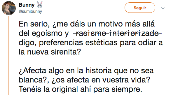 Discusión en redes por Sirenita negra de Halle Bailey