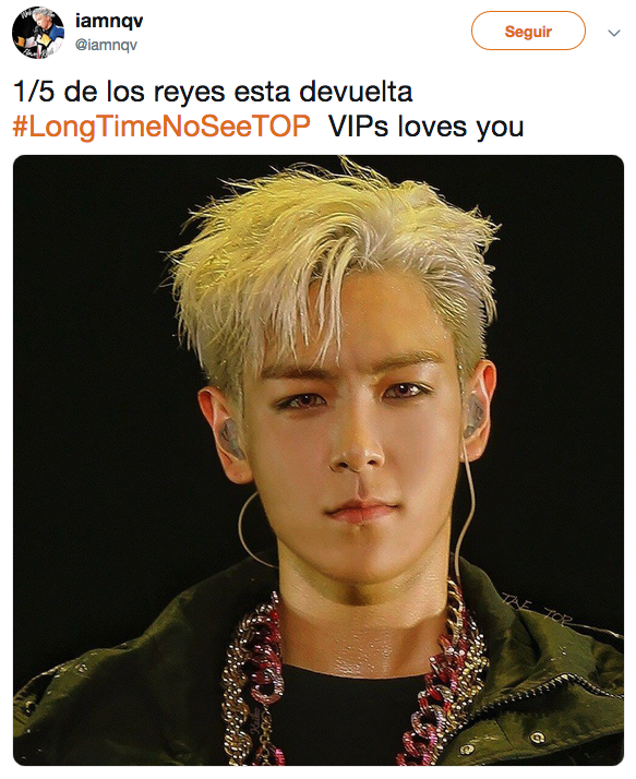 TOP de BIGBANG termina su servicio militar #LongTimeNoSeeTOP