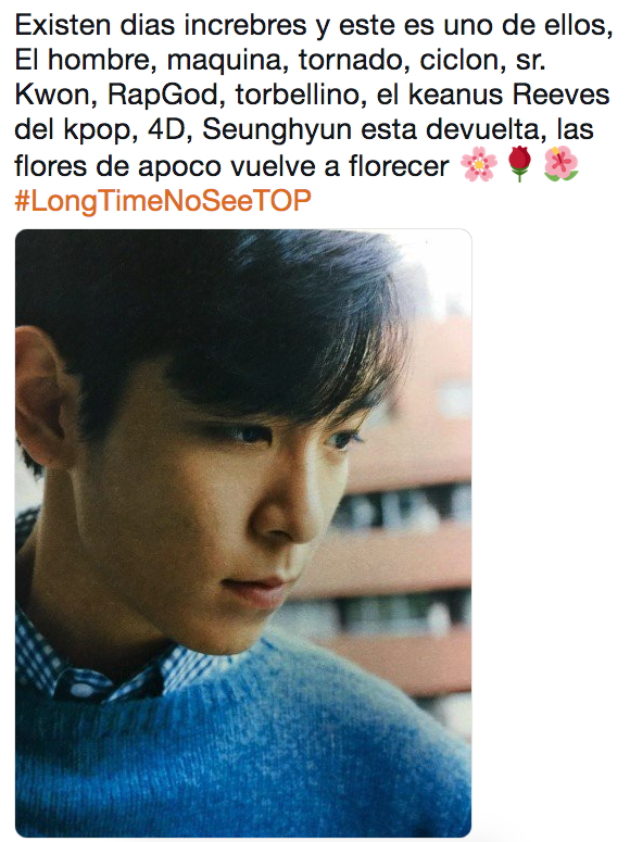 TOP de BIGBANG termina su servicio militar #LongTimeNoSeeTOP