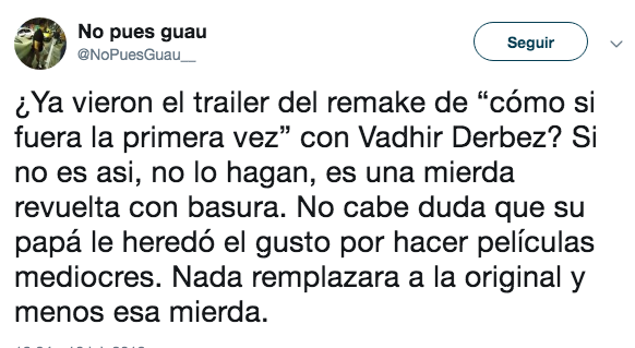 Reacciones al trailer de "Como si fuera mi primera vez" versión mexicana