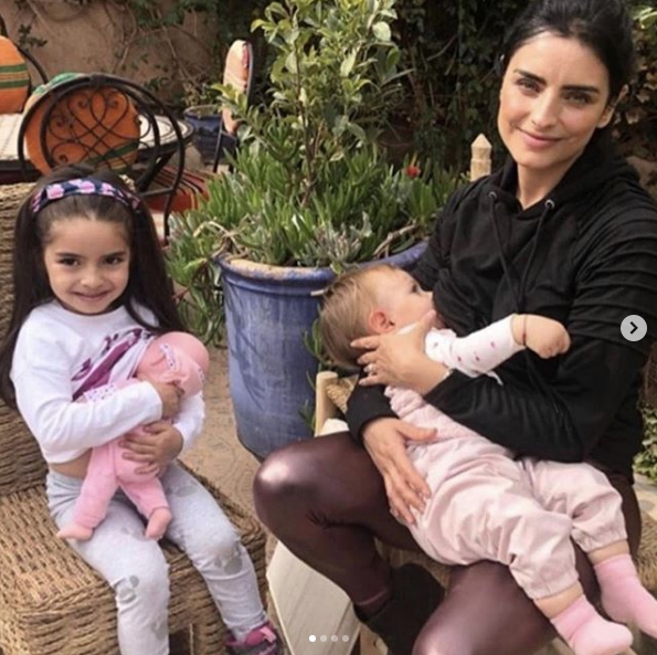 Destrozan a Aislinn Derbez por compartir foto con su hermanita