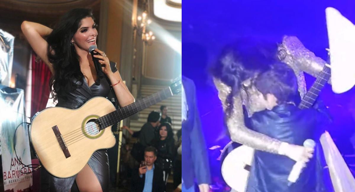 Hijo de Ana Bárbara y Reyli llora en concierto Metropólitan