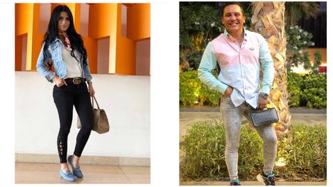 Acusan a Edwin Luna de ponerse los jeans de su esposa en foto