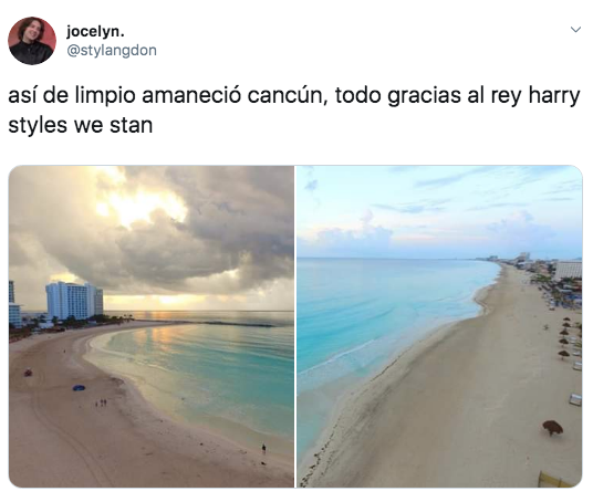 Harry Styles está en Cancún, México