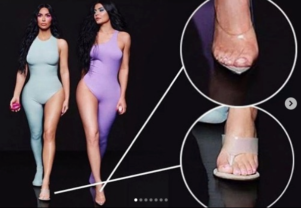 Kim Kardashian tiene seis dedos