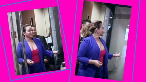Captan a Chiquis Rivera y Lorenzo Méndez a su llegada a la corte