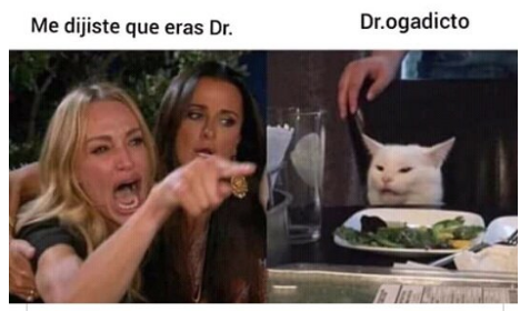 Meme del gato me dijiste