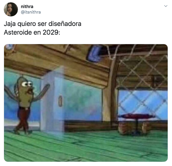 Memes del asteroide "Dios de la muerte" que caerá en 2029