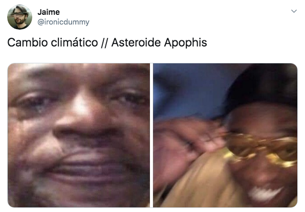 Memes del asteroide "Dios de la muerte" que caerá en 2029