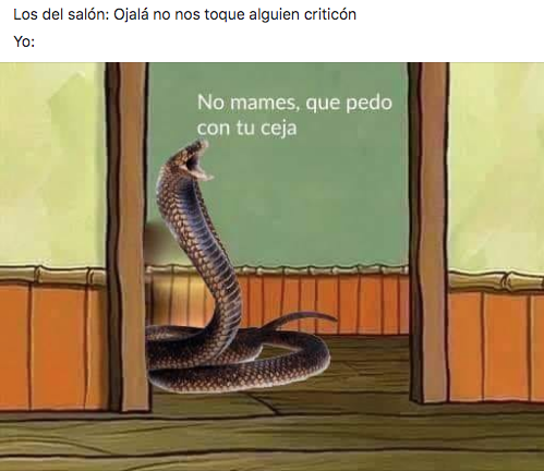 Memes de Bob Esponja Entrando