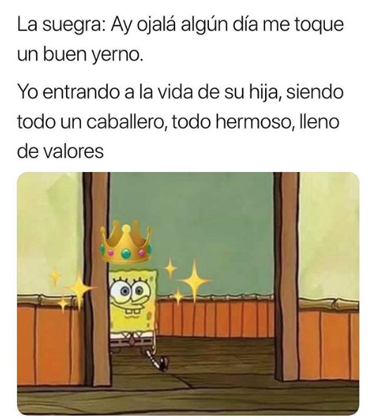 Memes de Bob Esponja Entrando