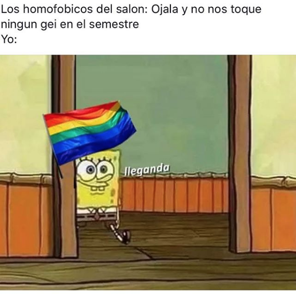 Memes de Bob Esponja Entrando