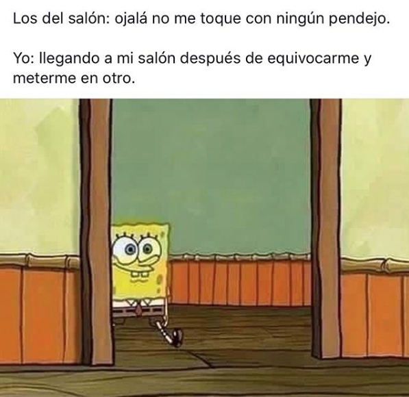 Memes de Bob Esponja Entrando