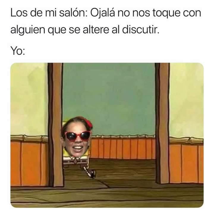 Memes de Bob Esponja Entrando