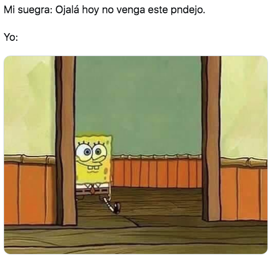 Memes de Bob Esponja entrando