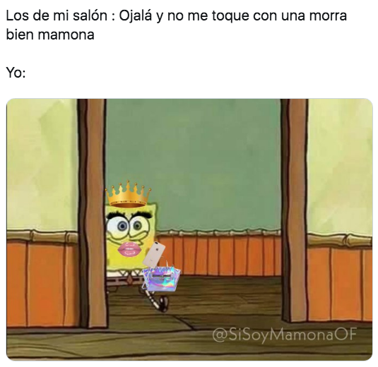 Memes de Bob Esponja entrando