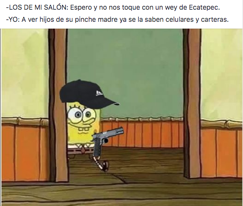 Memes de Bob Esponja Entrando