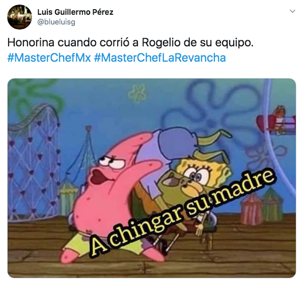 Memes del capítulo 6 de Master Chef La Revancha