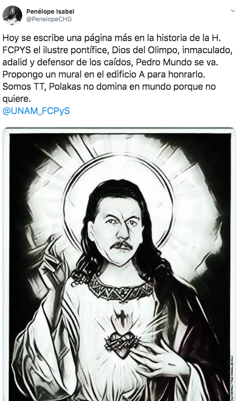 Pedro Mundo se retira de la UNAM