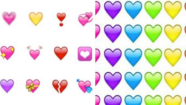 Significado de emojis de corazón en WhatsApp y Apple