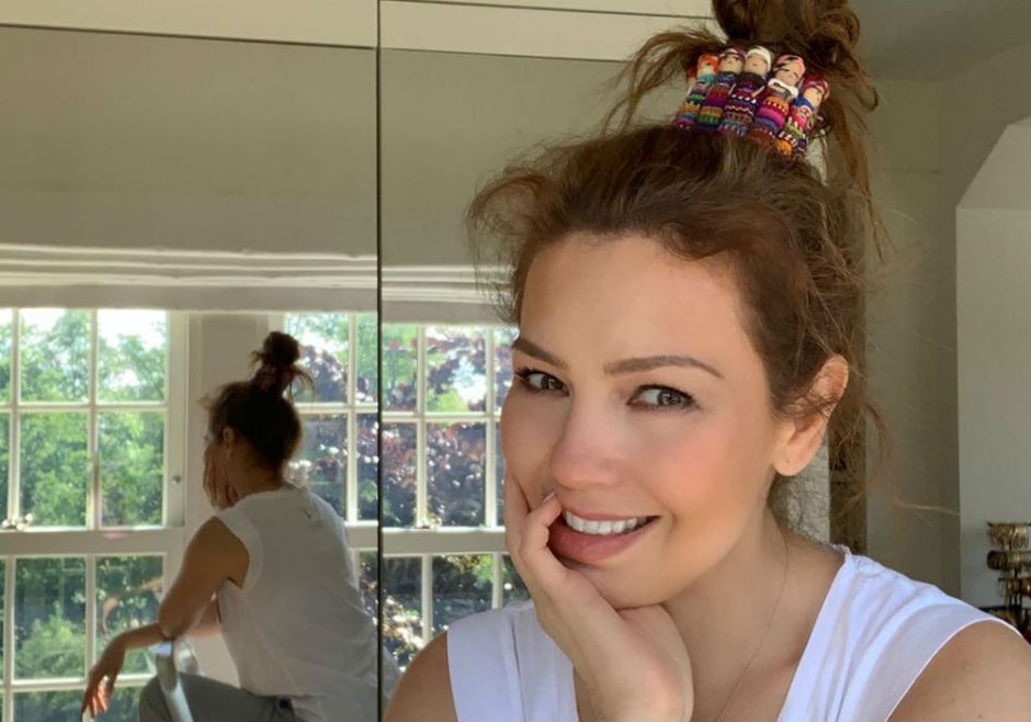 Thalía utiliza mascarillas de marihuana para cuidar su piel