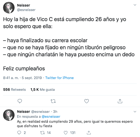 Hoy es 5 de septiembre y vuelven a recordar a la hija de Vico C