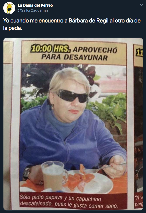 Memes de vodkas y tacos para Bárbara de Regil y su video 12 septiembre 2019