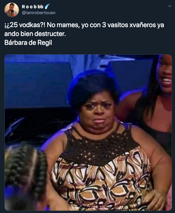 Memes de vodkas y tacos para Bárbara de Regil y su video 12 septiembre 2019