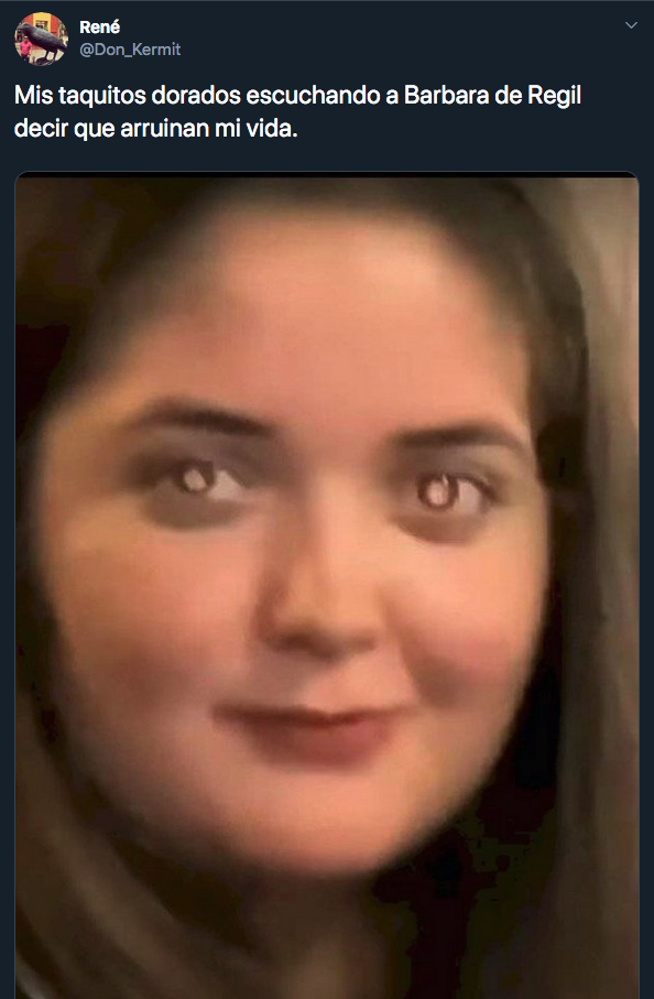 Memes de vodkas y tacos para Bárbara de Regil y su video 12 septiembre 2019