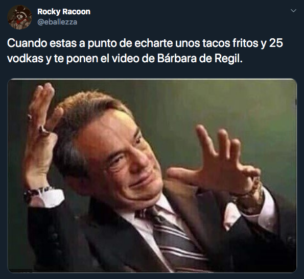 Memes de vodkas y tacos para Bárbara de Regil y su video 12 septiembre 2019