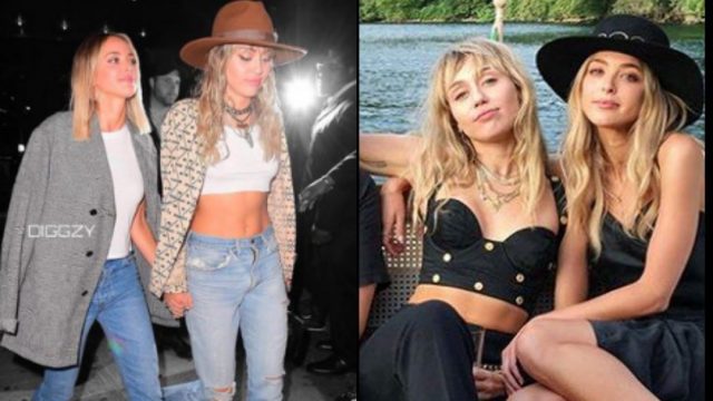 10-09-2019, Miley Cyrus y Kaitlynn Carter tomadas de la mano