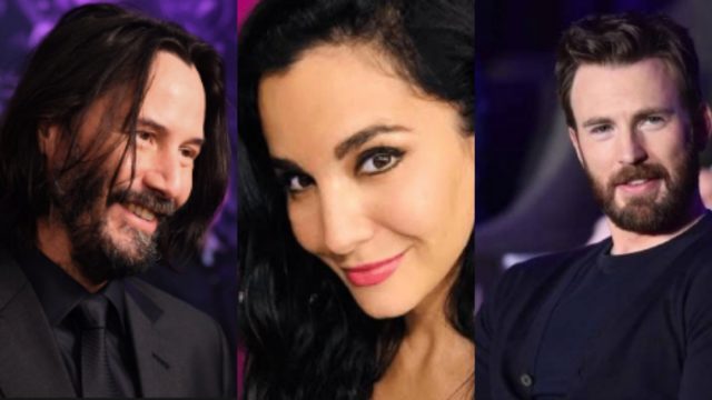 Martha higadera keanu reeves Chris evans