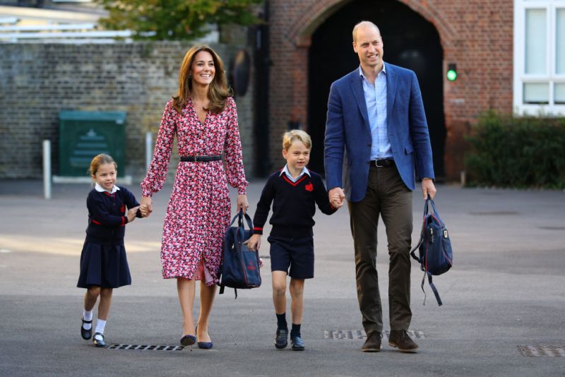 Primer día de clases de Charlotte, hija de Kate Middleton