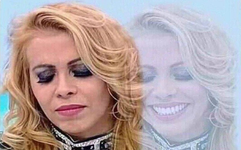 ¿De dónde salió el meme de la señora triste y sonriendo?