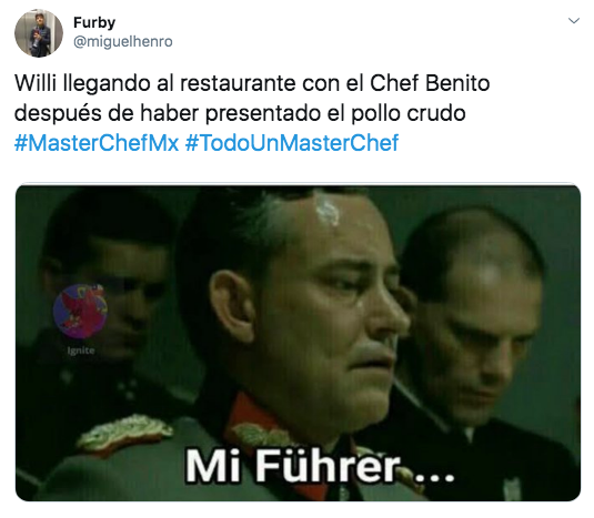 Memes del capítulo 9 de Master Chef La Revancha