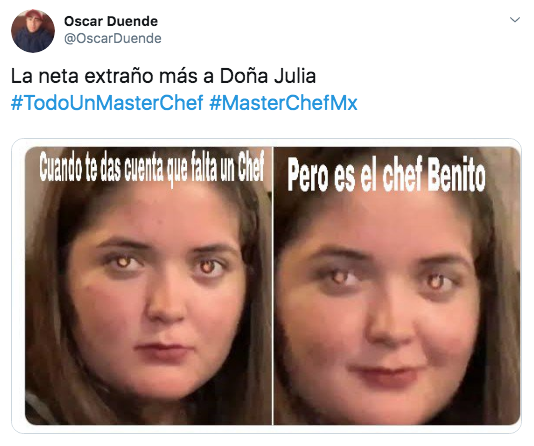 Memes del capítulo 9 de Master Chef La Revancha
